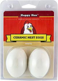 img 2 attached to 🥚 Hen Treats Ceramic Nest Eggs for Delighted Birds