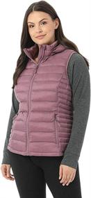 img 4 attached to 🧥 32 Ultra Light Water Repellent Outerwear: Stylish Women's Coats, Jackets & Vests for All-Weather Comfort