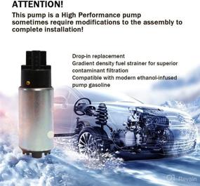 img 3 attached to 🔌 Universal Electric Fuel Pump + 10-pc Installation Kit - Replaces E2068 E8213 EFP382A A3813 for Multiple Models