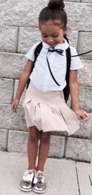 img 4 attached to Bienzoe Girl's Classic Pleated School Uniform Dance Skirt - Elevate Your Style with Timeless Elegance!