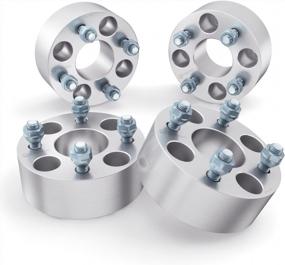 img 4 attached to 4Pcs 2" Wheel Spacers For EZ GO/Club Car - 4X101.6 50Mm Bolt Pattern, 62Mm Bore, 1/2X20 Studs