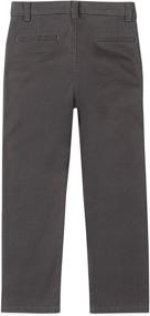 img 2 attached to 👖 Chaps School Uniform Chino Burnished Boys' Pants