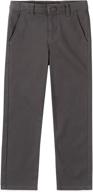 👖 chaps school uniform chino burnished boys' pants logo