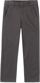 img 3 attached to 👖 Chaps School Uniform Chino Burnished Boys' Pants