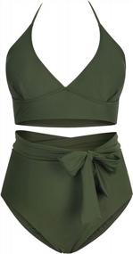 img 1 attached to Flaunt Your Curves With Sovoyontee'S Tummy-Control Plus Size Swimsuit