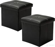 ycoco leather storage folding footrest furniture логотип