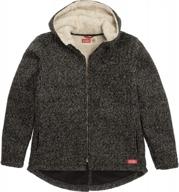 stay warm & stylish in the stormy kromer swallowtail jacket - sherpa-lined cold-weather winter coat logo