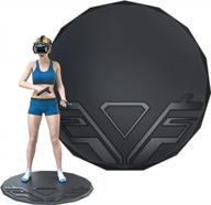 skywin vr mat round - 35" virtual reality floor pad for accurate direction and position tracking during gaming, protects against collisions with surroundings logo