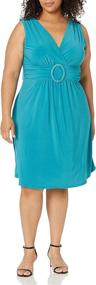 img 2 attached to Star Vixen Womens Plus Size Sleeveless Women's Clothing ~ Dresses