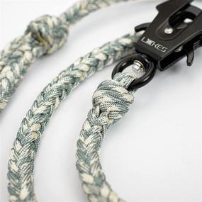 img 2 attached to 🐶 Ultimate Heavy Duty Paracord Braided Dog Leash with Frog Clip - Ideal for Training and Walking - Available in 2FT and 4FT Lengths