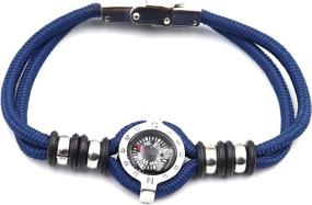 img 2 attached to Navigation Compass Bracelet: DETUCK Detachable Charm Jewelry Gift Wrap