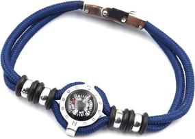 img 4 attached to Navigation Compass Bracelet: DETUCK Detachable Charm Jewelry Gift Wrap