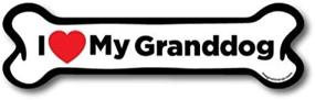 img 3 attached to 🐶 Magnet Me Up Granddog Bone Magnet Decal - 2x7 Inches, Heavy Duty Automotive Magnet for Car Truck SUV (I Love My Granddog)