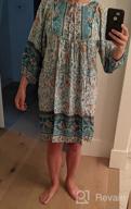 img 1 attached to Stylish And Comfortable: TEMOFON Women'S Boho Dress Ideal For Casual Beach Outings review by Darren Anderson