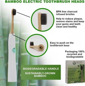 img 3 attached to 🎋 Bamboo Electric Toothbrush Replacement Heads: Sustainable Oral Care Solution"