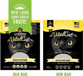 img 3 attached to 🐱 Vital Essentials Freeze-Dried Grain-Free Duck Mini Nibs Cat Food, 12 oz.