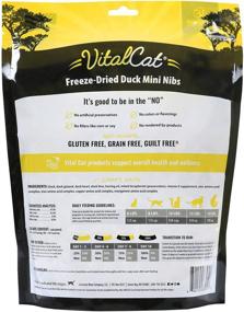img 2 attached to 🐱 Vital Essentials Freeze-Dried Grain-Free Duck Mini Nibs Cat Food, 12 oz.