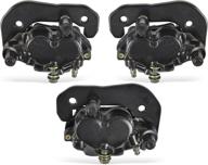 🔧 brake caliper set with pads for can-am atv outlander & renegade (2012-2020) - front & rear, left & right - replace 705600862 логотип