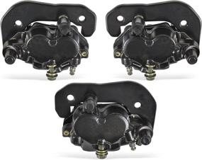 img 4 attached to 🔧 Brake Caliper Set with Pads for Can-Am ATV Outlander & Renegade (2012-2020) - Front & Rear, Left & Right - Replace 705600862