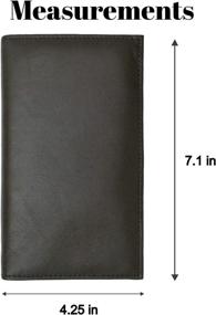 img 3 attached to Marshal Leather Blocking Genuine Compartments Men's Accessories : Wallets, Card Cases & Money Organizers