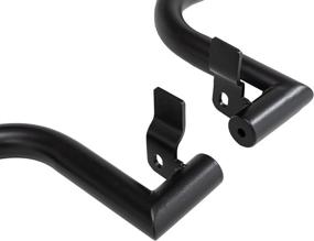 img 3 attached to 🏍️ Kawasaki Vulcan 900 VN900 Classic Custom 06-21: Kinglemc Engine Guard Highway Crash Bar in Matte Black - Premium Protection for Your Ride