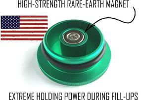 img 3 attached to 🔌 Magnetic Diesel Fuel Cap Accessory for Dodge RAM TRUCK 1500 2500 3500 (2013-2018): 6.7 CUMMINS EcoDiesel Compatible, Lightweight Design, Includes 2 O-Rings