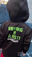 img 1 attached to 👕 Minecraft Creeper Sweatshirt Zip-Up T-Shirt – Boys' Fashion Hoodies & Sweatshirts review by David Stover