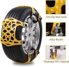 img 3 attached to Soyond Car Tire Snow Chains Tires & Wheels at Accessories & Parts