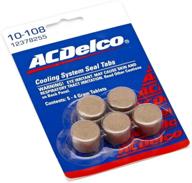 acdelco gm original equipment 10-108 cooling system sealing 🔧 tabs - 4g (pack of 5): optimal cooling system maintenance solution logo