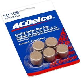 img 1 attached to ACDelco GM Original Equipment 10-108 Cooling System Sealing 🔧 Tabs - 4g (Pack of 5): Optimal Cooling System Maintenance Solution