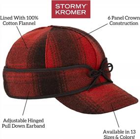 img 3 attached to Winter Wool Hat With Earflap - Stormy Kromer'S Original Kromer Cap For Ultimate Comfort And Style