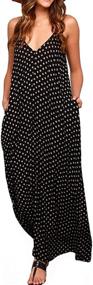 img 3 attached to LILBETTER Womens Loose V Neck Sleeveless Dress: Effortless and Stylish Women's Clothing