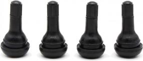 img 4 attached to Upgrade Your Standard Tires With ACCRETION TR415 Rubber Valve Stems - Set Of 4