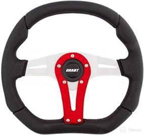 img 1 attached to 🔴 Red Vertical Spoke Grant 495 D-Series Racing Wheel with Enhanced SEO