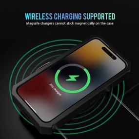 img 1 attached to ZEROLEMON Battery Case For IPhone 14 Pro Max, 10000MAh Wireless Charging Supported, RuggedJuicer Portable Extended Battery Charger Cover With Rugged Case For IPhone 14 Pro Max 2022