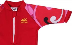 img 3 attached to Protect Your Little One With Nozone Fiji Baby Swimsuit - Double Zipper And UPF 50+ Sun Protection