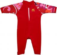 protect your little one with nozone fiji baby swimsuit - double zipper and upf 50+ sun protection logo