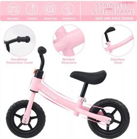 img 3 attached to Elantrip Balance Bike: The Ultimate Toddler Toy For Children Aged 2-5 Years - Fun, Safe, And Adjustable