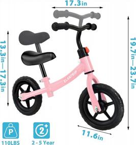 img 2 attached to Elantrip Balance Bike: The Ultimate Toddler Toy For Children Aged 2-5 Years - Fun, Safe, And Adjustable
