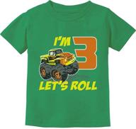 🎁 adorable birthday gift truck toddler t shirt for boys' clothing: tops, tees & shirts logo