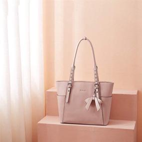 img 2 attached to BOSTANTEN Leather Handbag Designer Shoulder Women's Handbags & Wallets for Totes