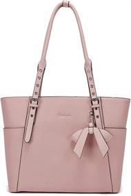 img 4 attached to BOSTANTEN Leather Handbag Designer Shoulder Women's Handbags & Wallets for Totes
