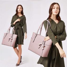 img 3 attached to BOSTANTEN Leather Handbag Designer Shoulder Women's Handbags & Wallets for Totes