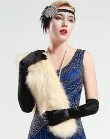 img 3 attached to BABEYOND Womens Collar Winter Flapper Women's Clothing at Coats, Jackets & Vests