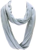 elegant solid color infinity jersey women's accessories : scarves & wraps logo