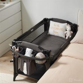 img 4 attached to BEKA 4-in-1 Bassinet Bedside Sleeper: Co-Sleeper Crib, Changing Table, Playard, Baby Bassinet Co-Sleeper for Newborn Baby