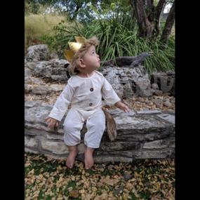 img 2 attached to Adorable And Playful Baby Romper With Wild Thing Tail And Crown Design For Boys And Girls