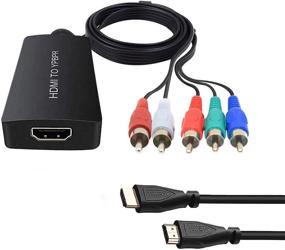 img 4 attached to Dingsun HDMI to Component Converter: High Quality HDMI to YPbPr Component RGB + R/L Audio Adapter - 720/1080P Support for Apple TV, PS3/PS4, WII, Xbox, Fire Stick, Roku, DVD Players and More