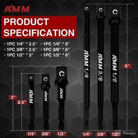 img 3 attached to AMM 6 Piece Set，3 Inch Adaptor，1 Drive，Adapt