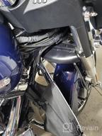 img 1 attached to Black Lower Triple Tree Wind Deflector For Harley Touring Electra Street Glide 2014-2021 Models review by Luis Baker